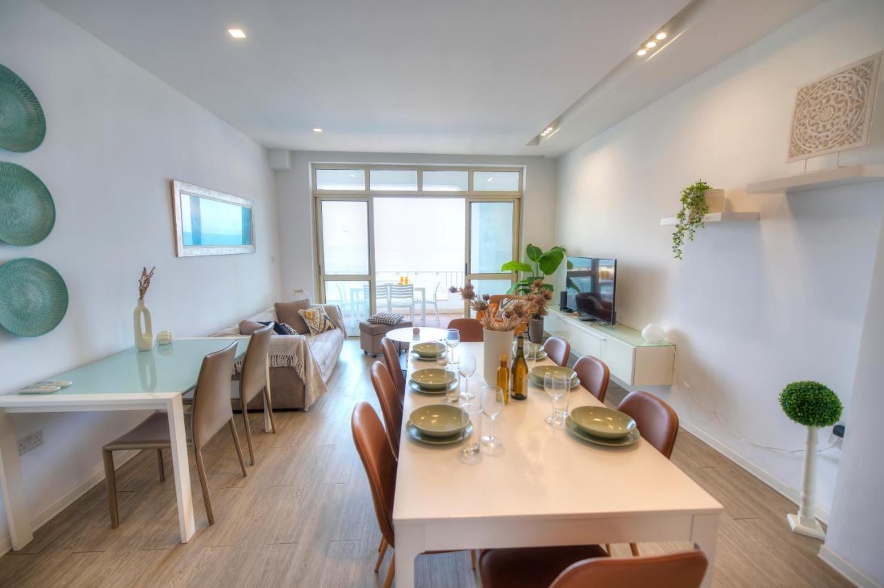 Spacious 4 Bedrooms With Sea View Balcony Goslm-3 슬리에마 외부 사진