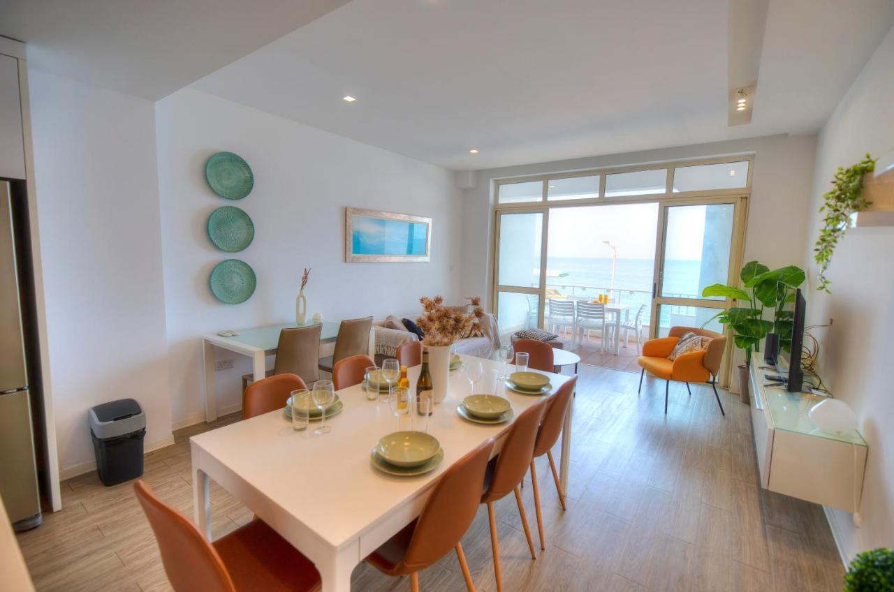 Spacious 4 Bedrooms With Sea View Balcony Goslm-3 슬리에마 외부 사진